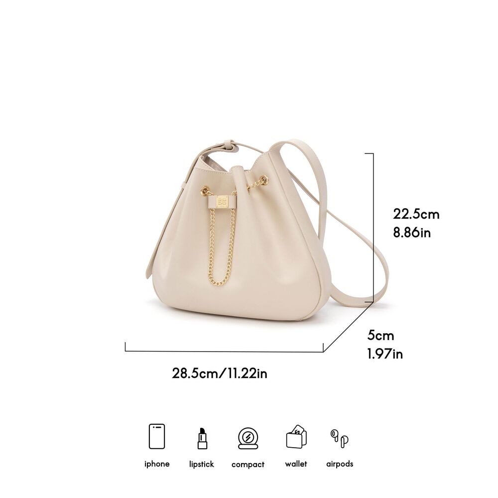 7023 Leather Bucket Bag - Picture 7 of 8